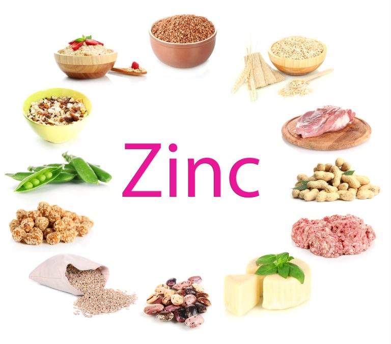 Conjunto de alimentos alto contenido en Zinc