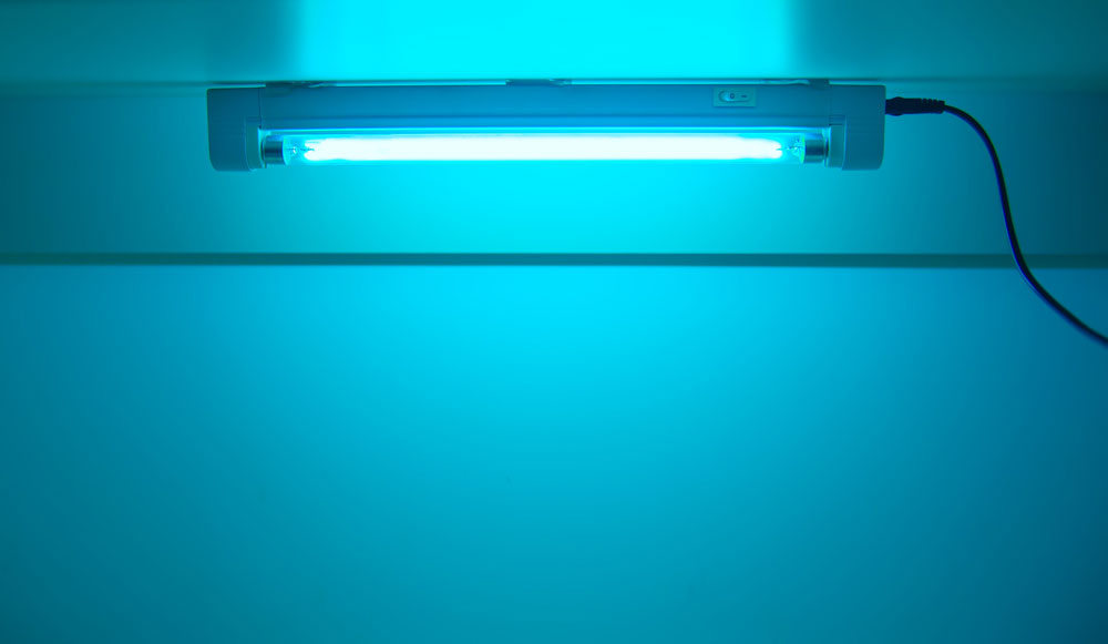 Lámpara de luz ultravioleta